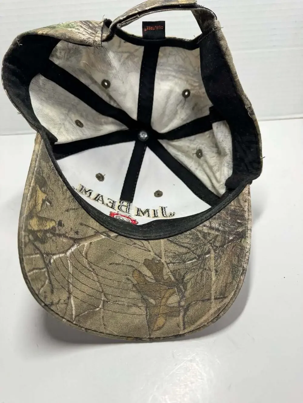 Jim Beam Realtree Camo Adjustable Baseball Hat